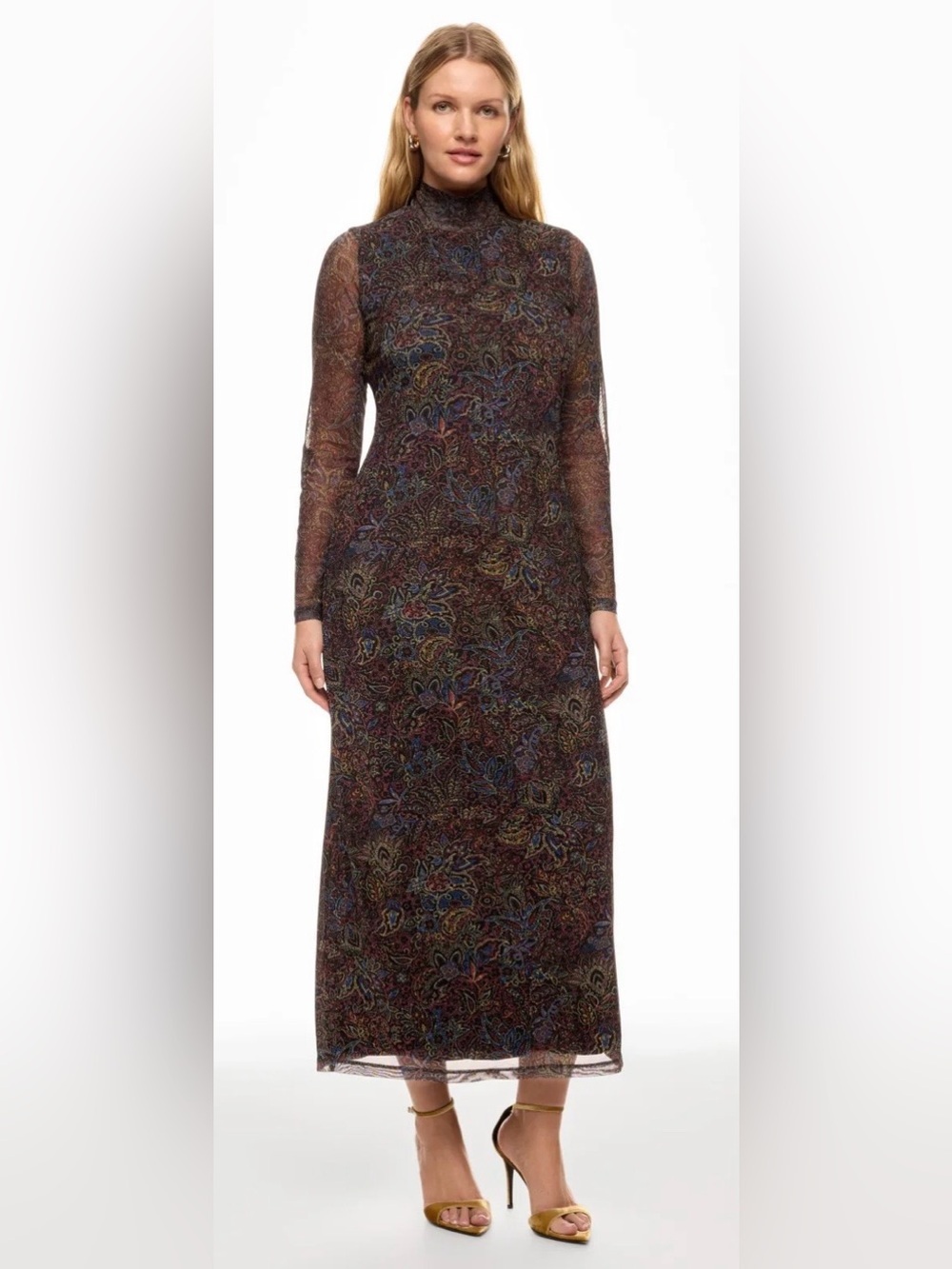*Flawed RTR Rosetta Getty Printed Mesh Dress (0250)